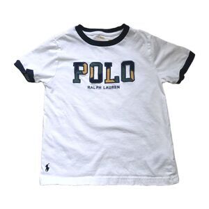 Polo Ralph Lauren Boys Corduroy-Logo Cotton Jersey Tee White Little Kid, Size 5